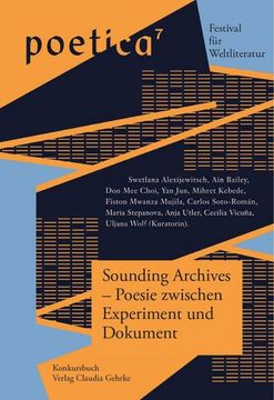 portada Sounding Archives - Poesie Zwischen Experiment und Dokument (en Alemán)