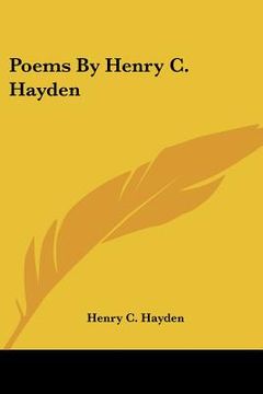 portada poems by henry c. hayden