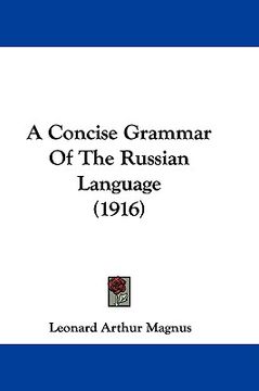 portada a concise grammar of the russian language (1916)