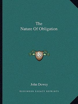 portada the nature of obligation (in English)