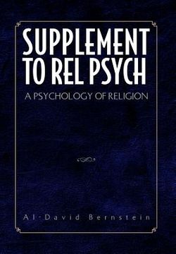 portada supplement to rel psych: a psychology of religion (in English)