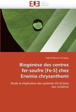 portada Biogenese Des Centres Fer-Soufre [Fe-S] Chez Erwinia Chrysanthemi