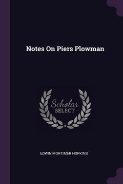 portada Notes On Piers Plowman (in English)
