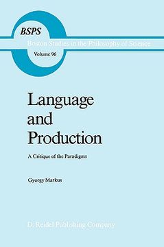 portada language and production: a critique of the paradigms (en Inglés)