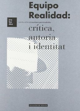 portada Equipo Realidad: crítica, autoria i identitat (en Español, Valenciano)