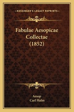 portada Fabulae Aesopicae Collectae (1852) (en Latin)