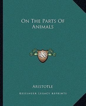 portada on the parts of animals (in English)
