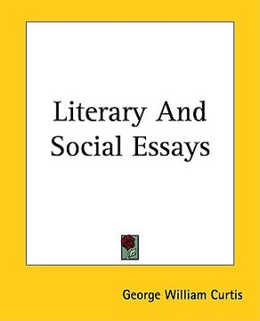 portada literary and social essays (in English)