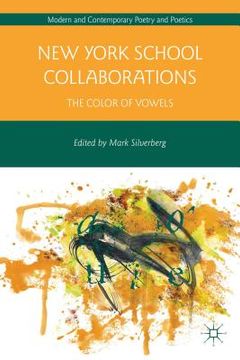 portada New York School Collaborations: The Color of Vowels (en Inglés)