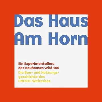 portada Das Haus am Horn (en Alemán)