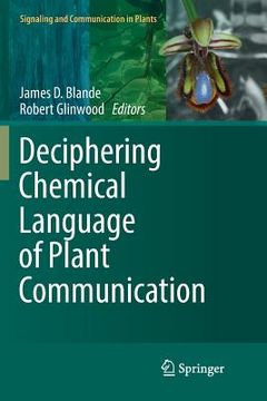portada Deciphering Chemical Language of Plant Communication (en Inglés)