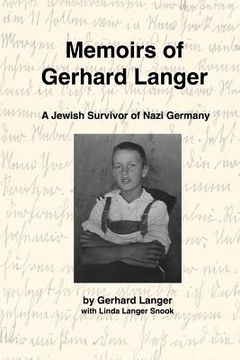 portada Memoirs of Gerhard Langer (en Inglés)