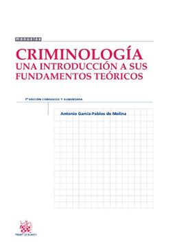 portada Criminología Una introducción a sus fundamentos teóricos (Manuales)