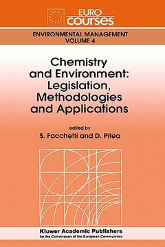 portada chemistry and environment: legislation, methodologies and applications (en Inglés)