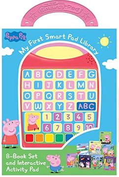 portada Peppa pig - my First Smart pad Library - Interactive Activity pad and 8-Book set - pi Kids (en Inglés)