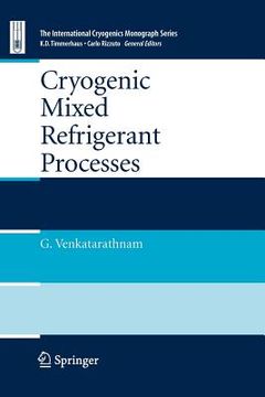 portada cryogenic mixed refrigerant processes (en Inglés)