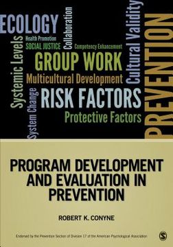 portada program development and evaluation in prevention (en Inglés)