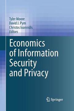 portada Economics of Information Security and Privacy (en Inglés)