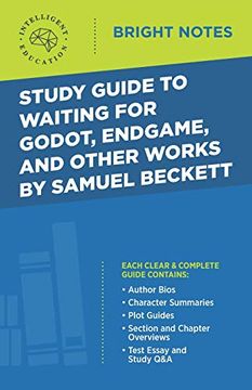portada Study Guide to Waiting for Godot, Endgame, and Other Works by Samuel Beckett (Bright Notes) (en Inglés)