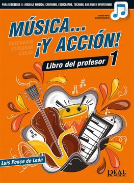 portada Ponce de Leon l. - Musica¡ Y Accion! 1 (Libro del Profesor) (Audio mp3 Descargable)