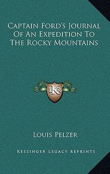 portada captain ford's journal of an expedition to the rocky mountains (en Inglés)