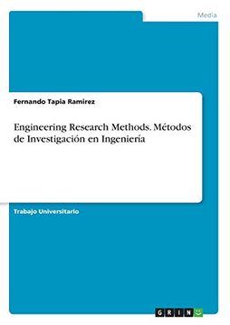 portada Engineering Research Methods. Métodos de Investigación en Ingeniería