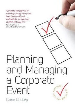 portada planning & managing a corporate event (en Inglés)