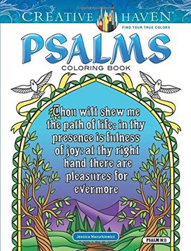 portada Creative Haven Psalms Coloring Book (Colouring Books) 