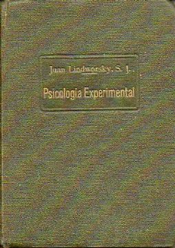 portada psicología experimental.