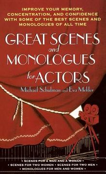 portada Great Scenes and Monologues for Actors (en Inglés)