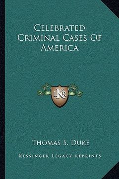 portada celebrated criminal cases of america (en Inglés)