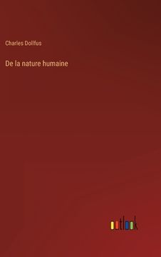 portada De la nature humaine (en Francés)