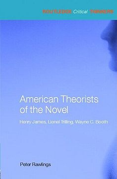 portada american theorists of the novel: henry james, lionel trilling, wayne c. booth (en Inglés)