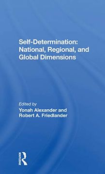 portada Selfdetermination: National, Regional, and Global Dimensions (en Inglés)