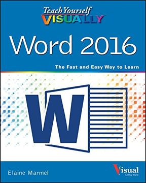 portada Teach Yourself Visually Word 2016 (teach Yourself Visually (tech)) (en Inglés)