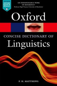 portada The Concise Oxford Dictionary Of Linguistics (oxford Paperback Reference)