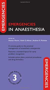 portada Emergencies in Anaesthesia 3e (en Inglés)