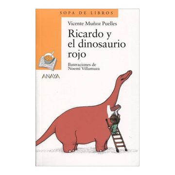 portada Blíster " Ricardo y el Dinosaurio Rojo " 1º de Primaria (Literatura Infantil (6-11 Años) - Plan Lector Tres Sopas (Castellano)) - 9788466763493