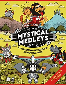 portada Mystical Medleys: A Vintage Cartoon Tarot Poster Book (in English)