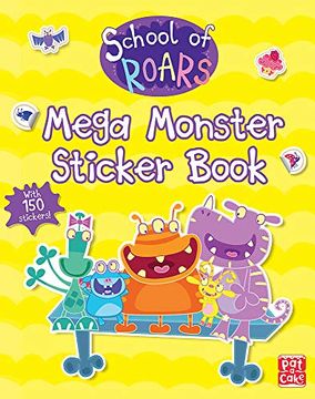 portada Mega Monster Sticker Book (School of Roars) (en Inglés)