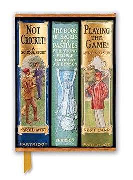 portada Bodleian Libraries: Book Spines Boys Sports (Foiled Journal) (Flame Tree Nots) (in English)