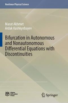 portada Bifurcation in Autonomous and Nonautonomous Differential Equations with Discontinuities (en Inglés)