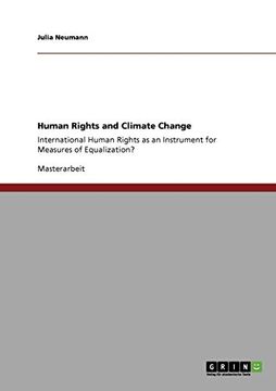portada Human Rights and Climate Change: International Human Rights as an Instrument for Measures of Equalization? (in German)