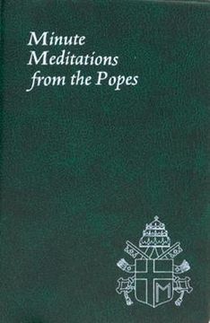 portada minute meditations from the popes (en Inglés)