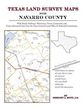 portada Texas Land Survey Maps for Navarro County (in English)