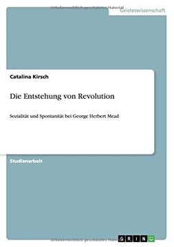 portada Die Entstehung von Revolution (German Edition)
