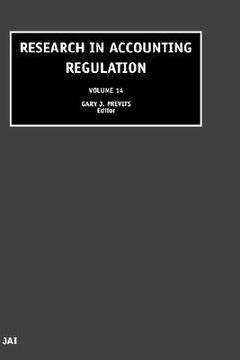 portada research in accounting regulation, volume 14 (en Inglés)
