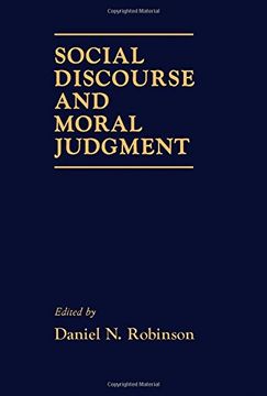 portada Social Discourse and Moral Judgement (en Inglés)