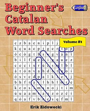 portada Beginner's Catalan Word Searches - Volume 1 (en Catalá)