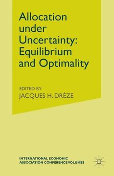 portada Allocation Under Uncertainty: Equilibrium and Optimality (en Inglés)
